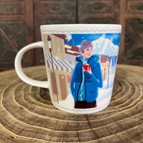 Nestlé themed collection coffee cup Winter Love Couple Cup 2007 Limited Collection Edition Brand New Boxless Actual Photo