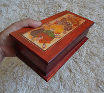 Old wood box Old wood art 78 Decades old wooden box physical photo Pine with wood self-learning
