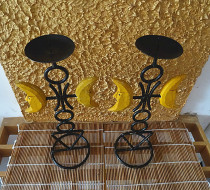 Old Wax Table Eu Style Retro Iron Art Family Bar Swing pieces Other collections Film and TV props Physical photo single price