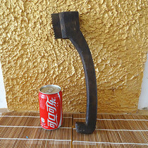 Old tool wood saw Alien rare wood art Old saw Age not familiar with photo Folk Antiques collection personality pendulum