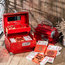 Hiring Gold Box Bridal Escort Girl Party Color Gift gold containing box Engagement Tie Case Marriage 3 Gold 5 Gold Jewelry Box