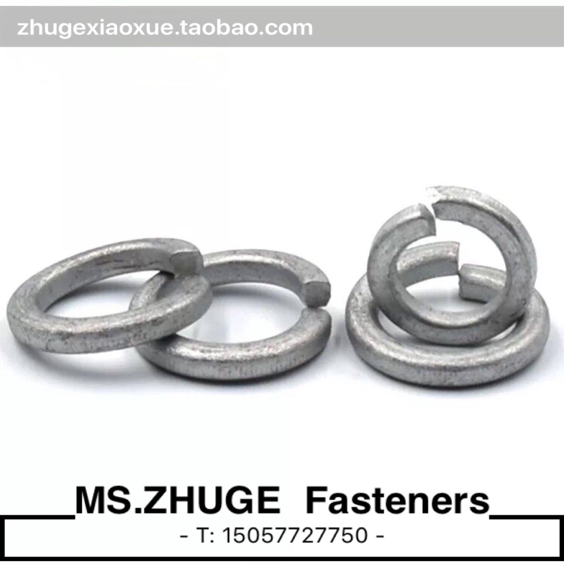 Hot galvanized bulb gasket hot dip galvanized GB93 bullet gasket M8 10 12 16 20 22 24 - M36 gasket