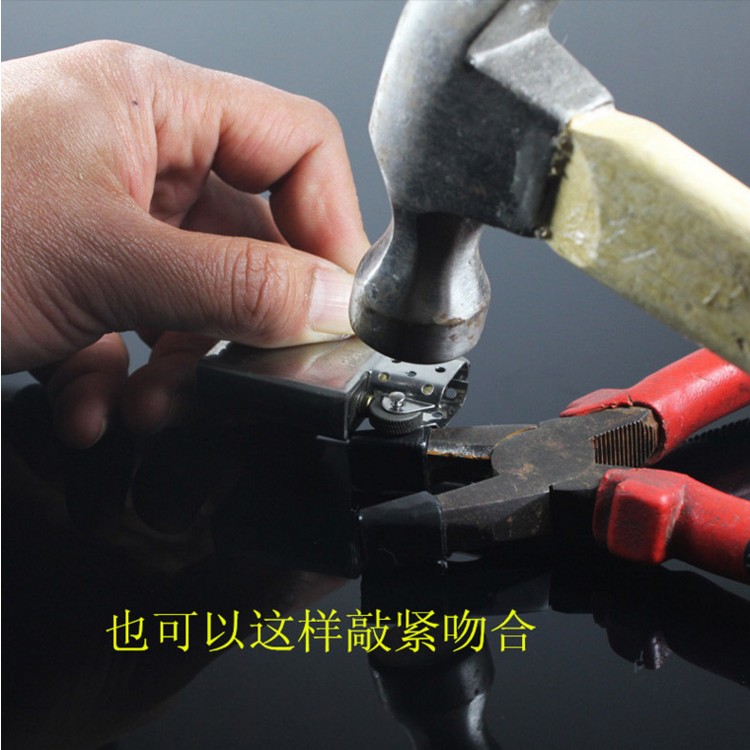 ZIPPO dầu hỏa nhẹ hơn bánh xe nóng bằng thép không gỉ đinh tán có thể tháo rời pin bánh răng phụ tùng sửa chữa DIY - Bật lửa thế giới bật lửa
