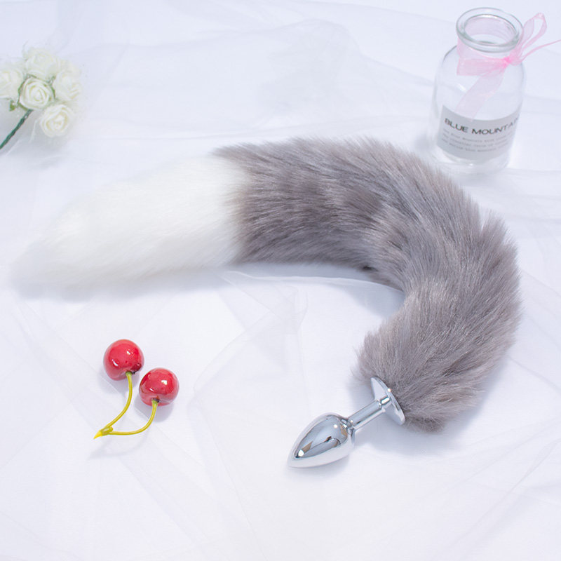 Fox tail anal plug sexy cute cos props sexy temptation cat cat tail mood playing dog tail