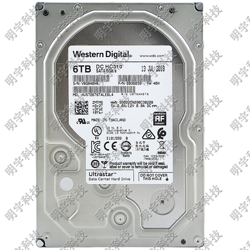 Western HUS726T6TALE6L4 6T Enterprise hard drive SATA3 256M cache 7200-RMs