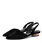 Mùa hè 2019 kiểu mới Baotou sandal nữ gió dày với học sinh Phiên bản Hàn Quốc của giày đế thấp mũi nhọn màu đỏ hoang dã - Sandal giày sandal nữ đi học Sandal