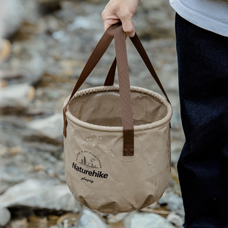 Naturhike Norway Folding Water Basin Portable Outdoor Barbecue Camping Bucket Washbasin Laundry Bag