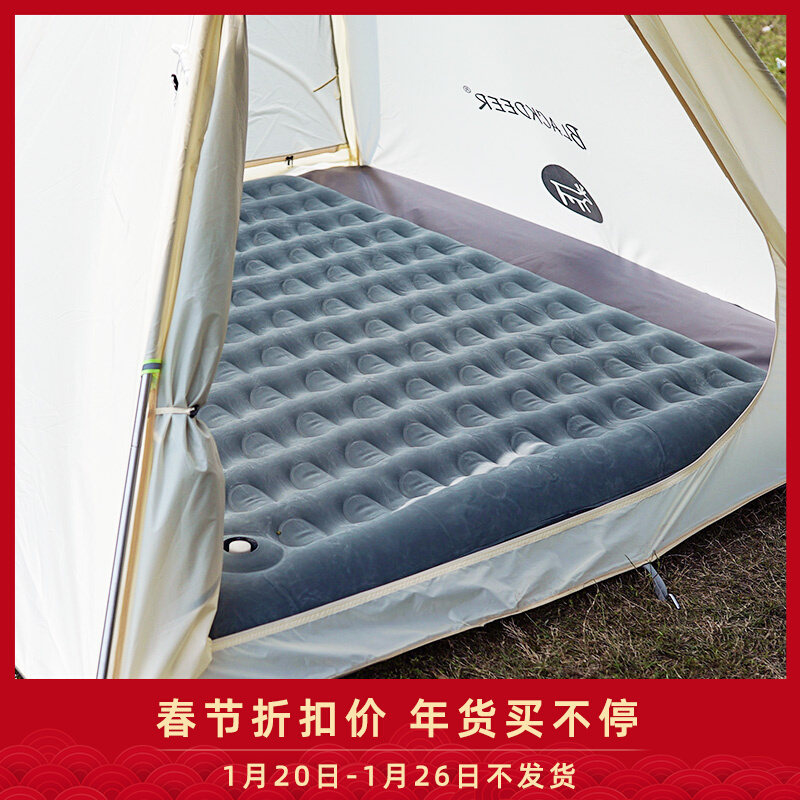 BLACKDEER outdoor inflatable bed double thickened comfortable built-in air pump moisture-proof camping mattress