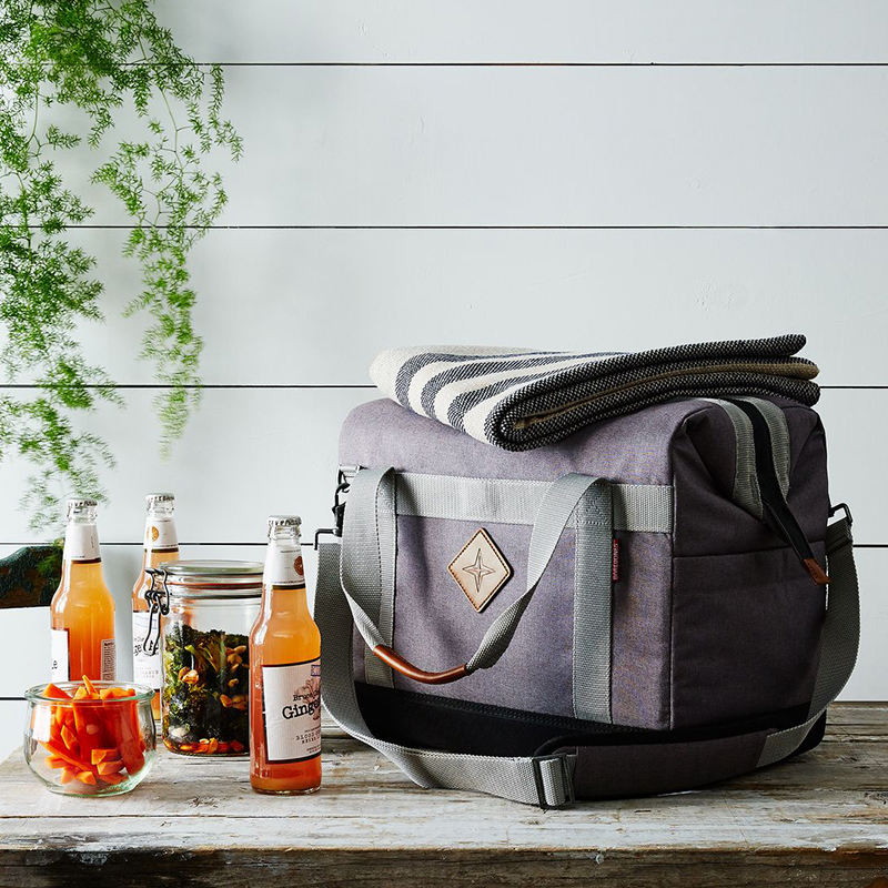 American BAREBONES VINTAGE OUTDOOR CAMPING SHOULDER cooler BOX Ice PACK Picnic BAG Portable Cooler BAG