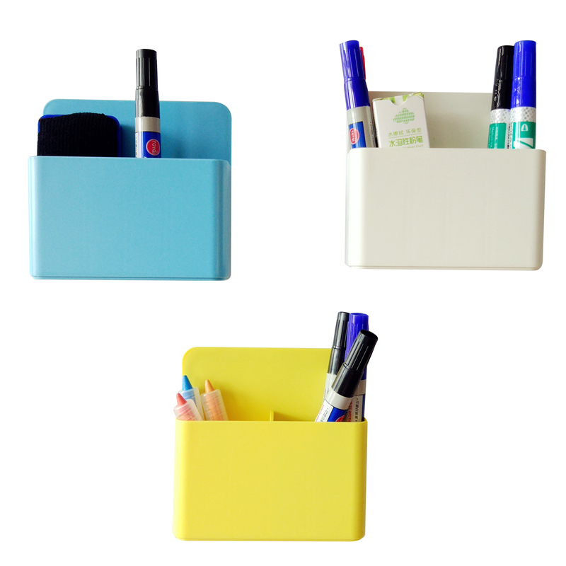 Magnetic storage box adjustable tool box ABS environmental protection material thickened office stationery pen holder storage magnetic blackboard chalk containing box hanging magnetic whiteboard green board pen case