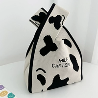 X040-2#черный рис с рисунком коровы