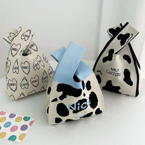 Универсальный трикотажный вместительный и большой жилет, сумка для отдыха, французский стиль