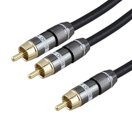 Bay Bridge KQ7775 RCA Lotus one-point-two audio line power amplifier with speaker RCA revolution to 2RCA audio line