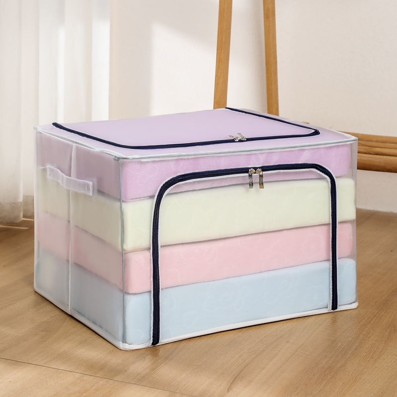 Clothes containing box wardrobe finishing box cloth art storage box containing box oversize Quilt Clothing Folding Cashier Bag-Taobao