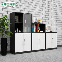 Office filing cabinet thickened wooden cabinet minimalist modern information gear case cabinet Shorts staff more wardrobe combinations