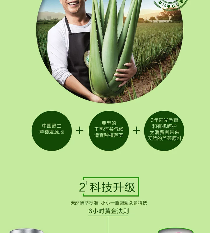 Yalijie Aloe Vera Body Lotion Body Lotion dưỡng ẩm cho cơ thể