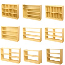  Kindergarten cabinet locker combination childrens toy storage rack corner bookshelf shoes school bag cabinet Montessori teaching aid cabinet