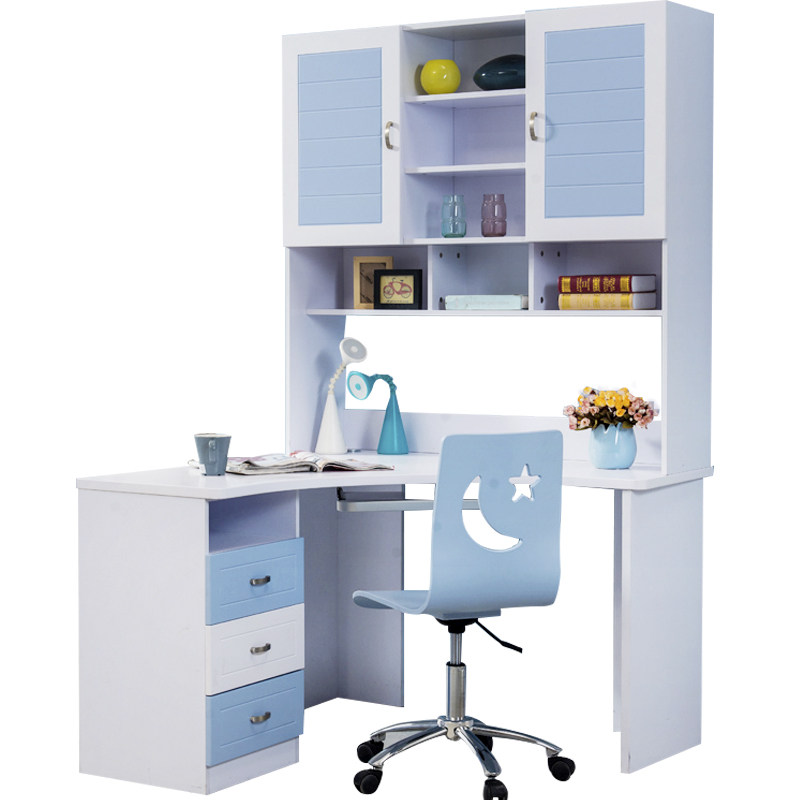 Children Wardrobe Brief Modern Economy Type Assembly Storage Three Doors Desk Chair Baking Lacquered Cartoon Children's Furniture