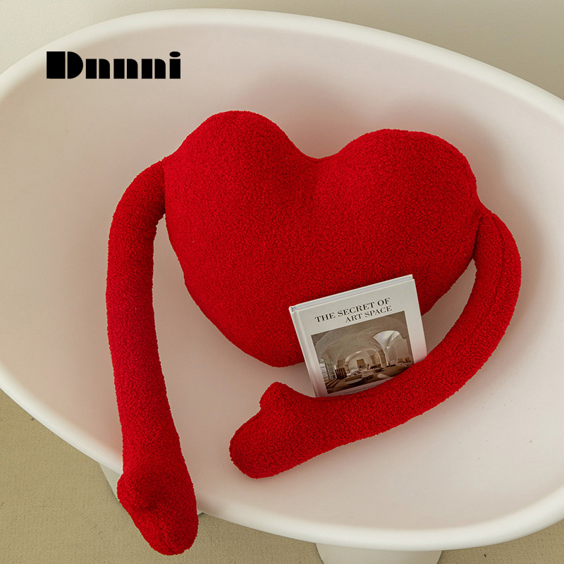 Dnnni Circle Suede Loving Cuddle Pillow Cute Teenage Girl Hotel Like room Dining Room Bedroom bedroom Decorative Craft Gift Hem