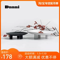 Dnnni Creative Round Double Modern Light Light Образец гостиной камелия стол фруктовый диск домашние ювелирные украшения качание
