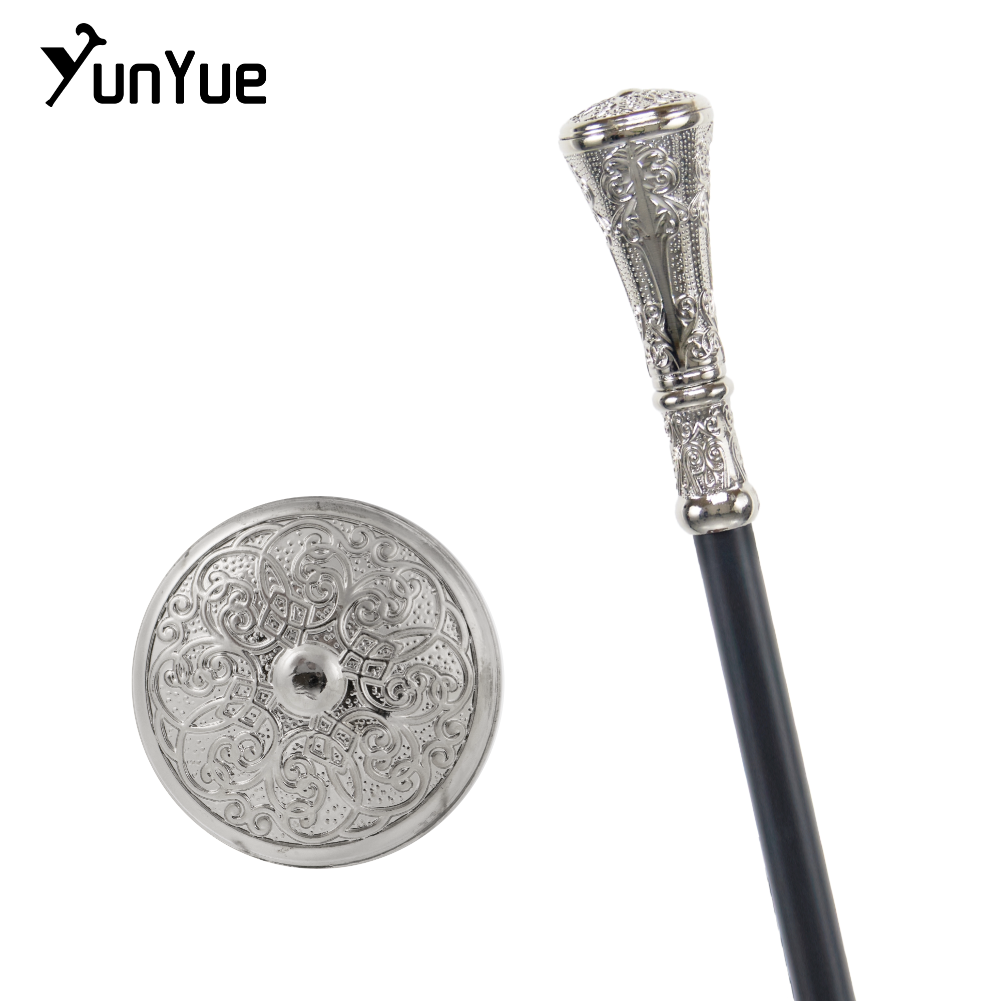 White round-tipped vintage gentleman's cane, walking stick, comic convention cosplay photography prop, scepter, gift for women, stage play.