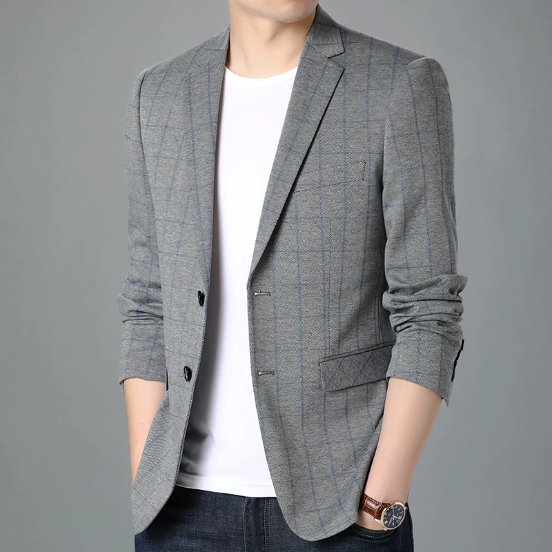 Классический пиджак, трендовый сет для отдыха, Slim fit, 2020, корейский стиль