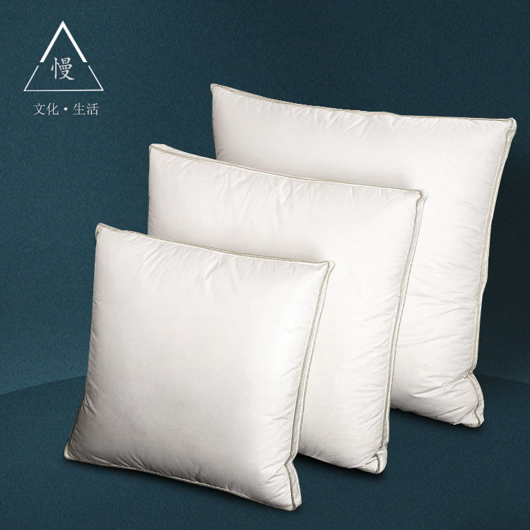 Clean up 95 White goose down down cushions Sofa Office Casual Cushions Hold Pillow Inner Pillow Head Big Backrest