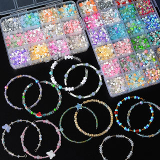 Children's handmade diy beaded concentration training toys