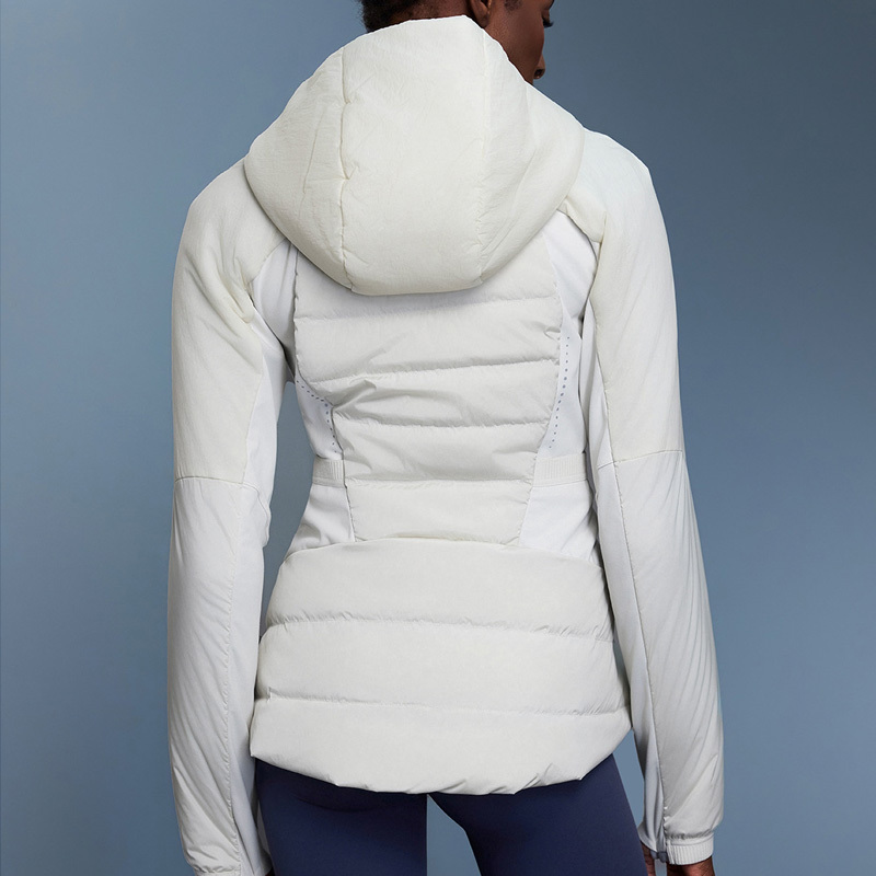 Lulu Zasuy Winter Warm Sports down Jacket for Women, Slim Fit, Windproof, Hooded, Waist-Cinching Coat, White Duck Down, Lightweight Lulu Zasuy Winter Warm Sports down Jacket for Women, Slim Fit, Windproof, Hooded, Waist-Cinching Coat, White Duck Down, Lightweight