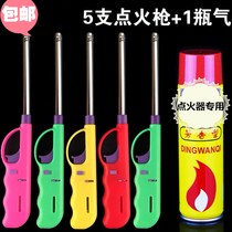Lighter long handle gas cooker Flame Lighter Gun Kitchen Gas Flame Lighter Gun Durable Lengthened Fragrant Lavender