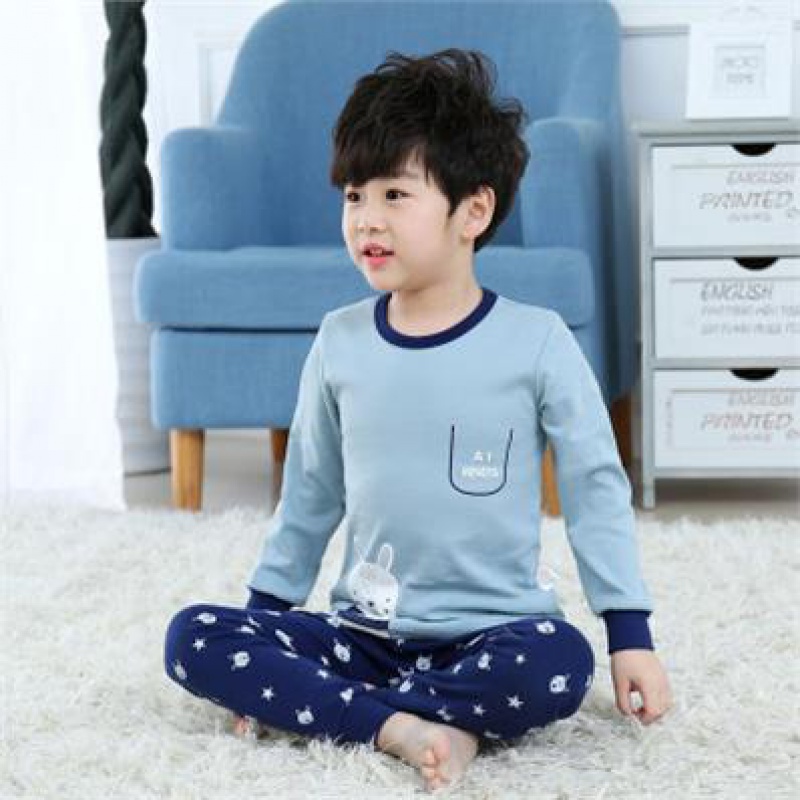 . 2020 bộ đồ lót nam cotton mùa xuân và mùa thu mỏng quần trẻ em mùa thu trong trẻ em lớn bộ đồ lót ấm.