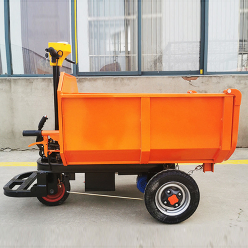 Construction engineering electric hand-pulled sand ash bucket truck handling tricycle breeding dump dump truck construction site electric vehicle