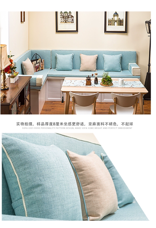 Nhà hàng boong boong boong trở về nhà đệm tùy chỉnh custom-made bọc mật độ cao bọt pad ban công Bắc Âu - Ghế đệm / đệm Sofa thảm lót sofa