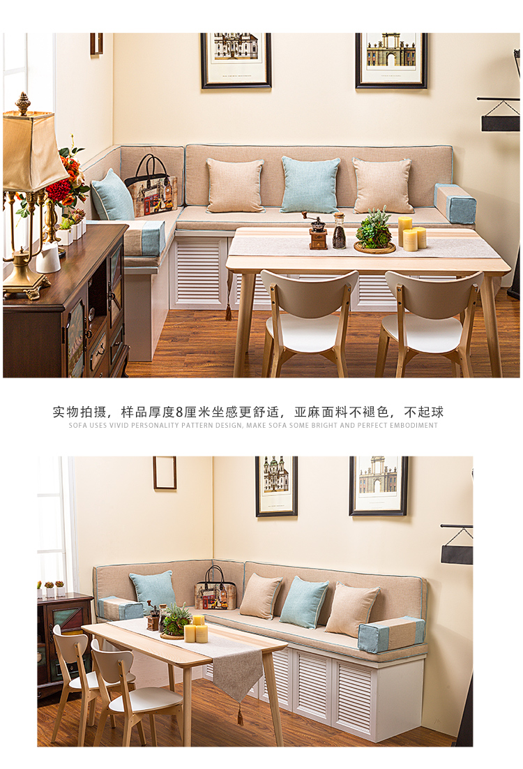 Nhà hàng boong boong boong trở về nhà đệm tùy chỉnh custom-made bọc mật độ cao bọt pad ban công Bắc Âu - Ghế đệm / đệm Sofa đệm ngồi ghế văn phòng