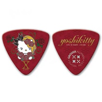 Édition limitée xjapan yoshikitty version japonaise co-marquée kitty médiator de guitare épaisseur 1 0mm