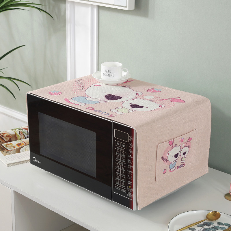 Microwave oven cover cover cotton cloth cover waterproof oil-proof cover of general oven cover Grand Dust Cover