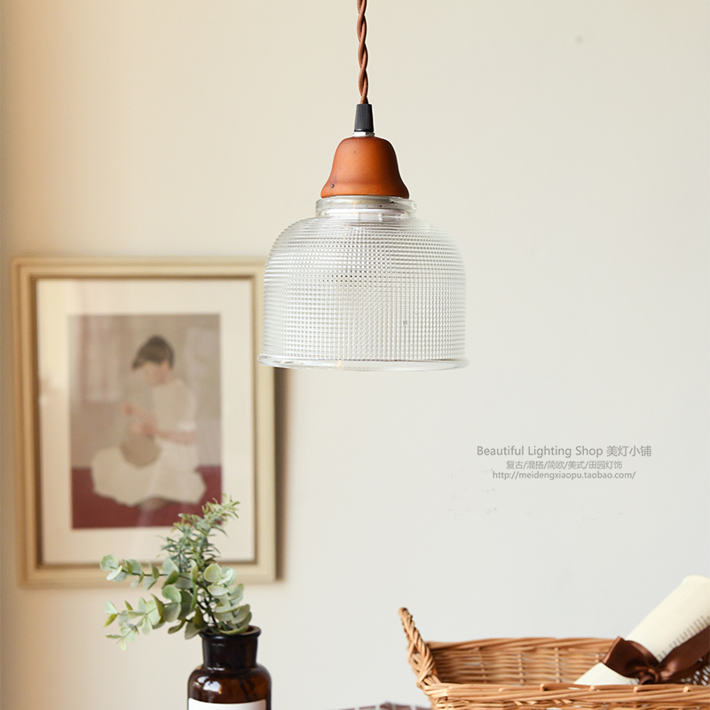 Small Chandelier Japanese Retro Nordic Simple Art Small Apartment Balcony Entry Dining Room Bedside Lamp