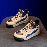 Высокая обувь, демисезонный комплект, кроссовки, из натуральной кожи, коллекция 2021