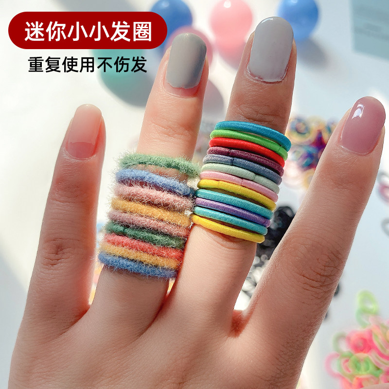 Children's stroke without hurting girls headdress Korean baby Za tweeted hair lap princess hair band rubber band