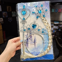 Синий комплект, со снежинками, 3 шт