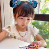 Детское летнее ожерелье, ювелирное украшение, браслет из бисера