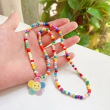 Детское летнее ожерелье, ювелирное украшение, браслет из бисера