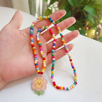 Кремовое ожерелье в форме цветка, 1 шт