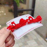 Заколка для волос с бантиком, 1 пары