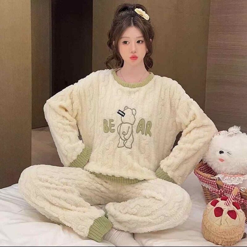 冬季剪花绒加厚简约休