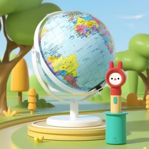 火火兔点读地球仪正版AR视听儿童地理启蒙