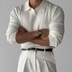 Lapel pullover slim POLO knitted long-sleeved T-shirt