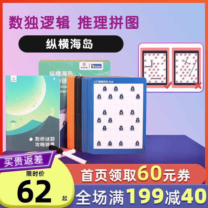 Vertical and horizontal island children's educational thinking training toys logic games children's table games 6 years old 2 years old strongest brain