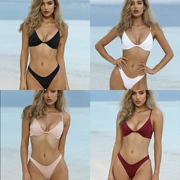 Châu Âu và Hoa Kỳ bikini bikini tam giác gợi cảm nữ ngực nhỏ ba điểm ngực tập hợp mới chia vòng băng thép bikini