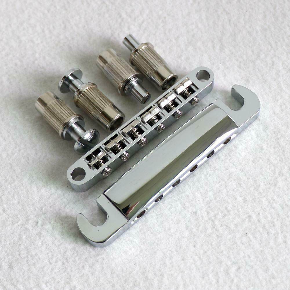 Gibson LP electric guitar upper and lower two-piece bridge string plate 6-string code fixed bridge guitar accessories silver